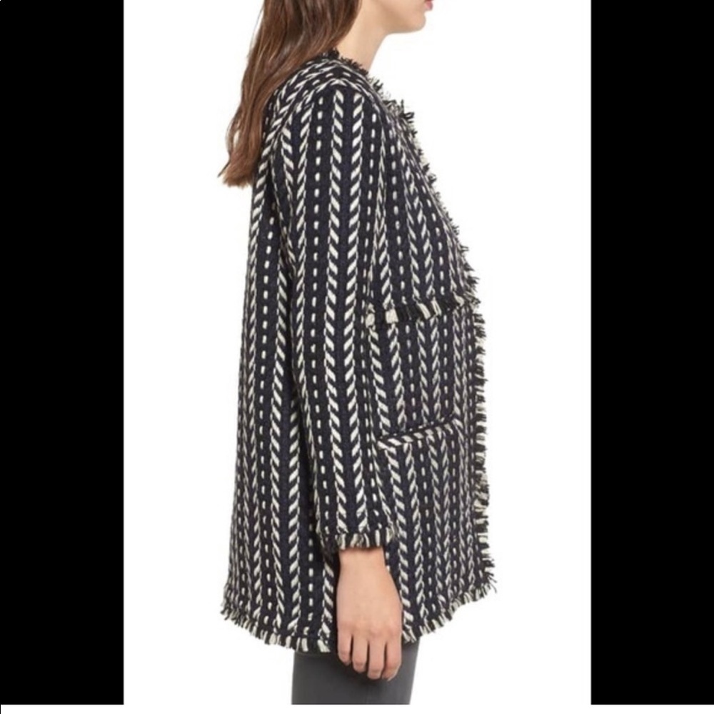 Cupcakes & Cashmere Geometric Overcoat